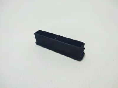 Aluminum foldable table end cap