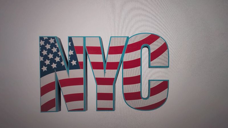 NYC New York City Lightbox Sign - Modern Decor