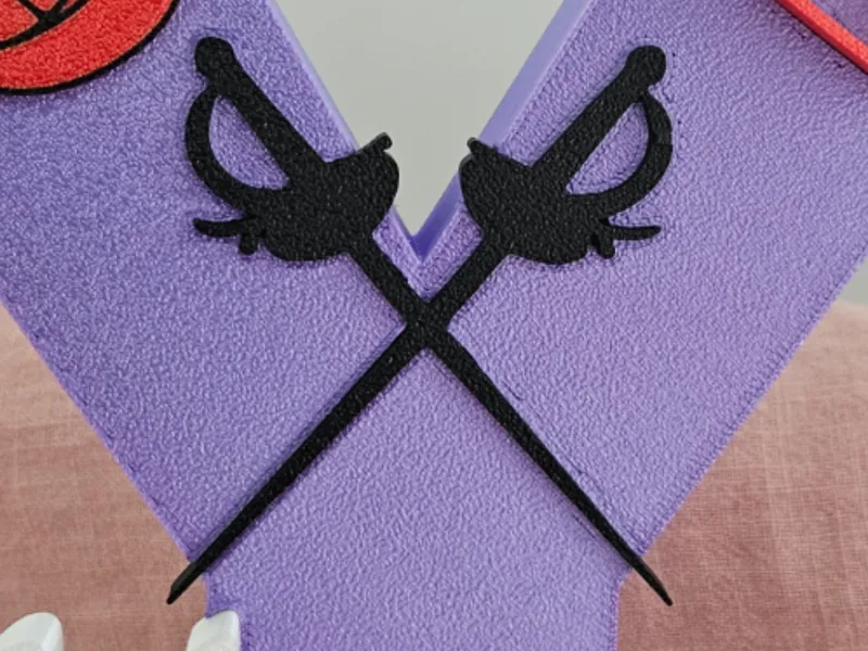 Sabres croisés décoratifs