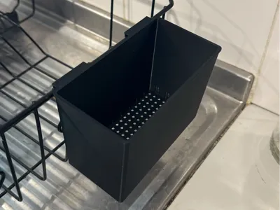 Long cutlery drying basket