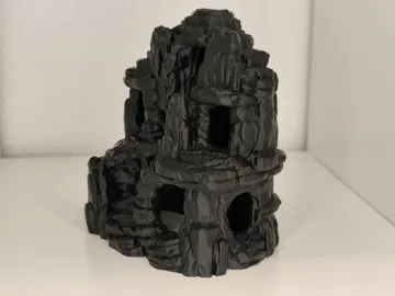 Modelo para impresión 3D: Aquarium Terrarium Rock Cave Archway Hideout — vista de referencia 4