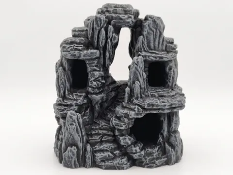 Modelo para impresión 3D: Aquarium Terrarium Rock Cave Archway Hideout — referencia de MakerWorld