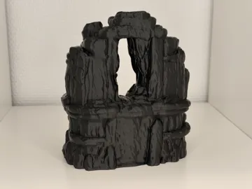Modelo para impresión 3D: Aquarium Terrarium Rock Cave Archway Hideout — vista de referencia 5