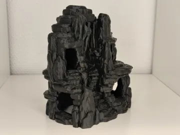 Modelo para impresión 3D: Aquarium Terrarium Rock Cave Archway Hideout — vista de referencia 3