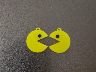 Pacman earrings