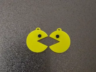 Pacman earrings
