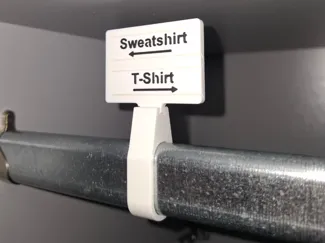 Customizable Clothing Rack Divider