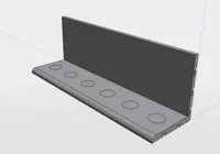 Regal Option Ohne Magnete und mit 15x2,2mm