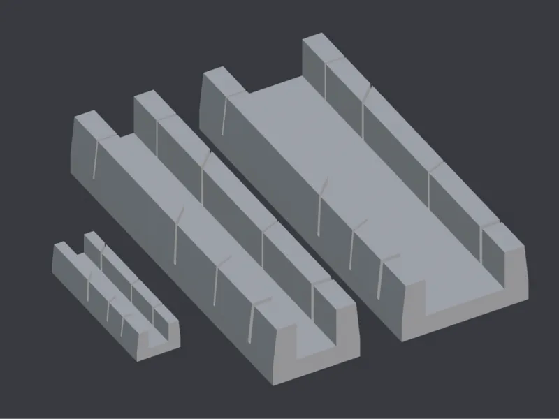 Mitre box for scale modeling 