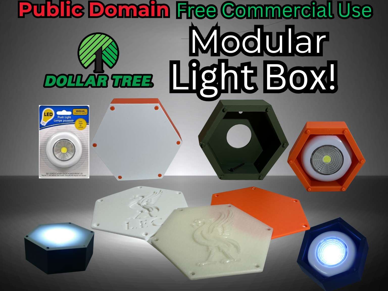 Modular Parametric Hexagon Light Box LED Display 