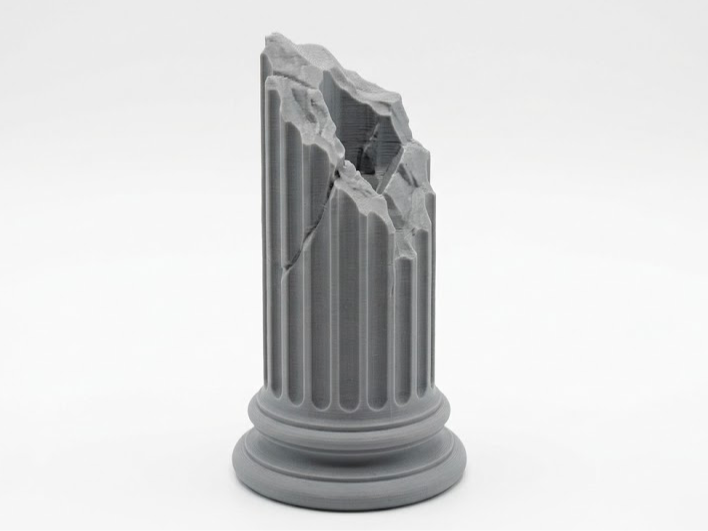 Ancient Greek column ruin