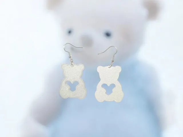 Cute bear earrings
