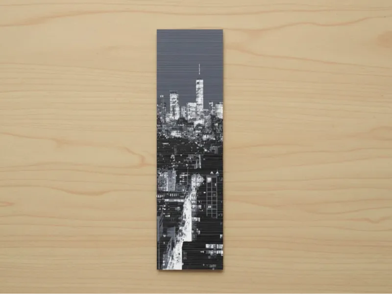 New York City Bookmark | Black & White