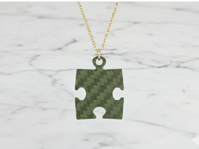Puzzle necklace pendant