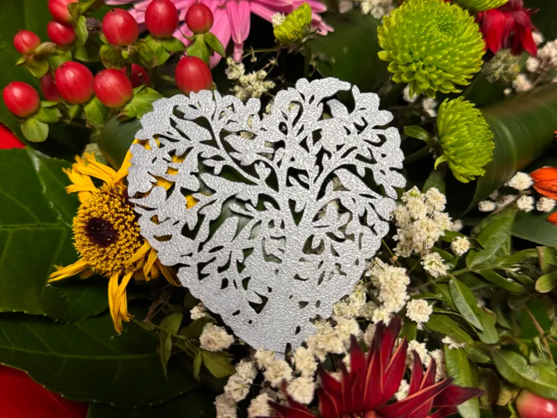 Heart with tree of live