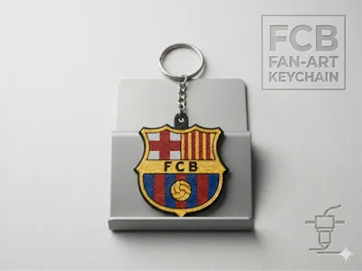 FC Barcelona Keychain