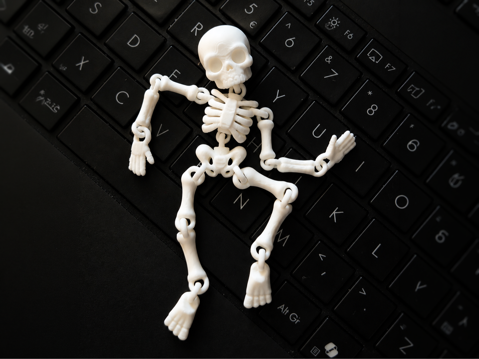 Flexi skeleton. Fast and easy print