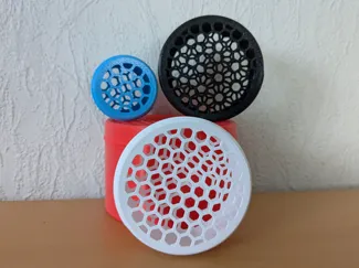 Solid/mesh boxes with lid (vase mode)