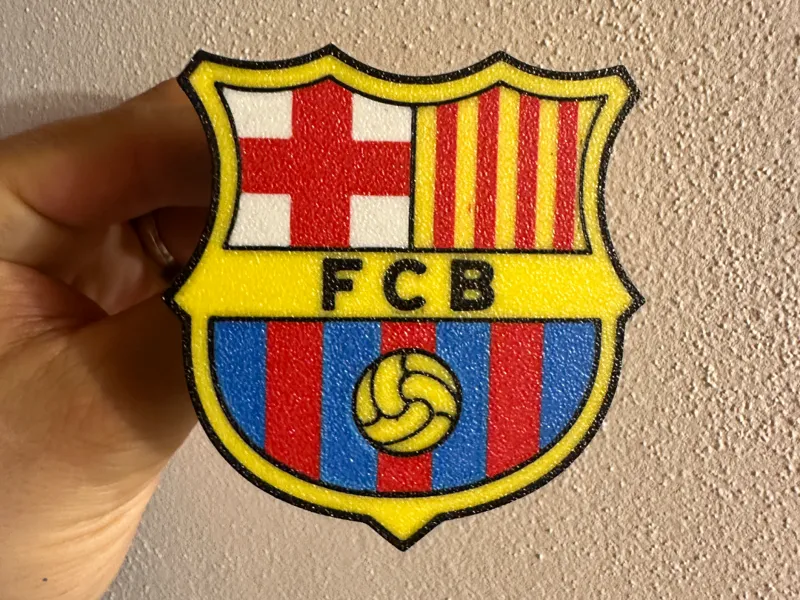 Barcelona logo cake topper