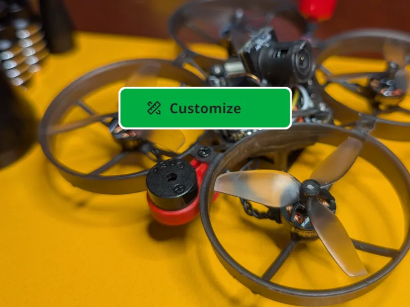 Parametric Whoop Buzzer Mount