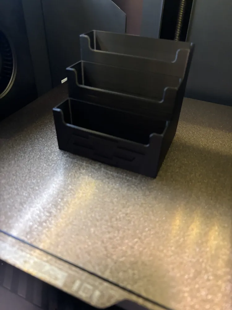 Business Card Holder 3 Tier - Free 3D Print Model - MakerWorld