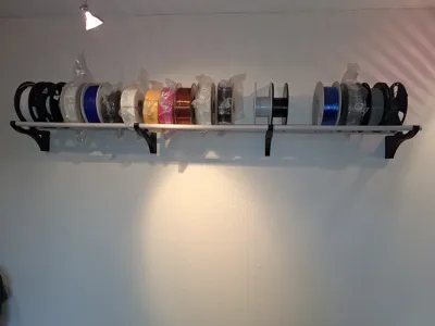 Filament spool holder for 20mm pipe