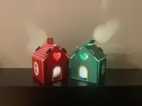 Mini maison photophore / boîte cadeau — photo 2
