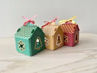 Mini maison photophore / boîte cadeau — photo 3