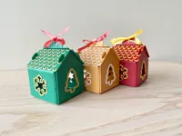 Mini maison photophore / boîte cadeau — photo 1