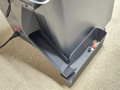 Semi-Covered Poop Chute w/Slide-In Basket & Handle