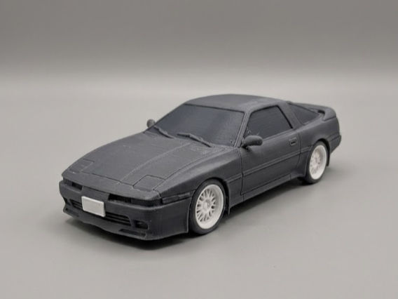 TOYOTA SUPRA MK3 - 3D DETAILED PRINT
