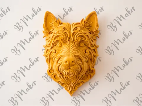 Figura decorativa: West highland terrier - Arte de pared — referencia de MakerWorld