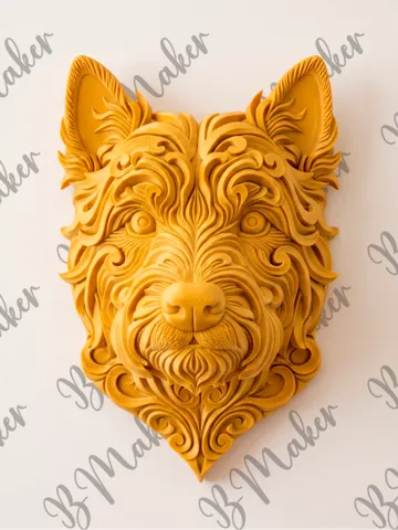 Figura decorativa: West highland terrier - Arte de pared — vista de referencia 2
