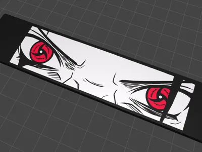Sharingan Itachi Keychain