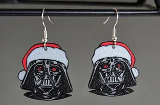 Star Wars "Darth Vader Santa" Earrings