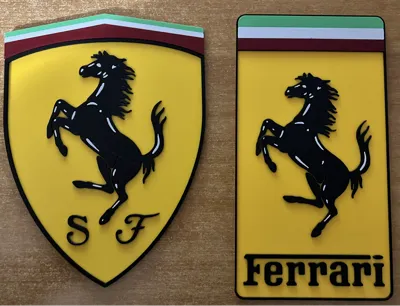 Ferrari Logo-(5 colors 1ams)