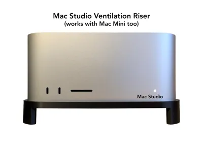 Mac Studio (or Mac Mini) Ventilation Riser