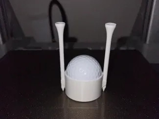 Wedding Favor Golf Ball 2 Tee Holder