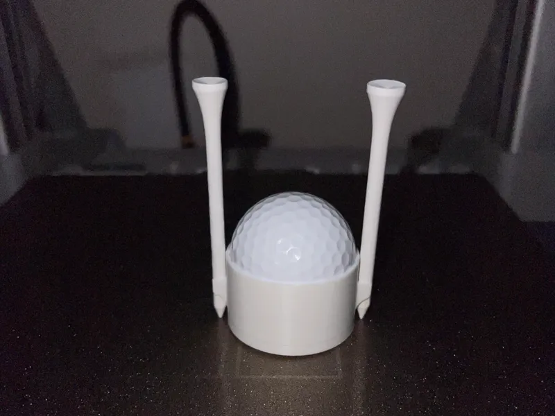Wedding Favor Golf Ball 2 Tee Holder