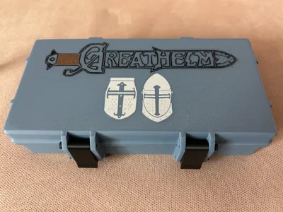 Greathelm Skirmish Game Storage Box