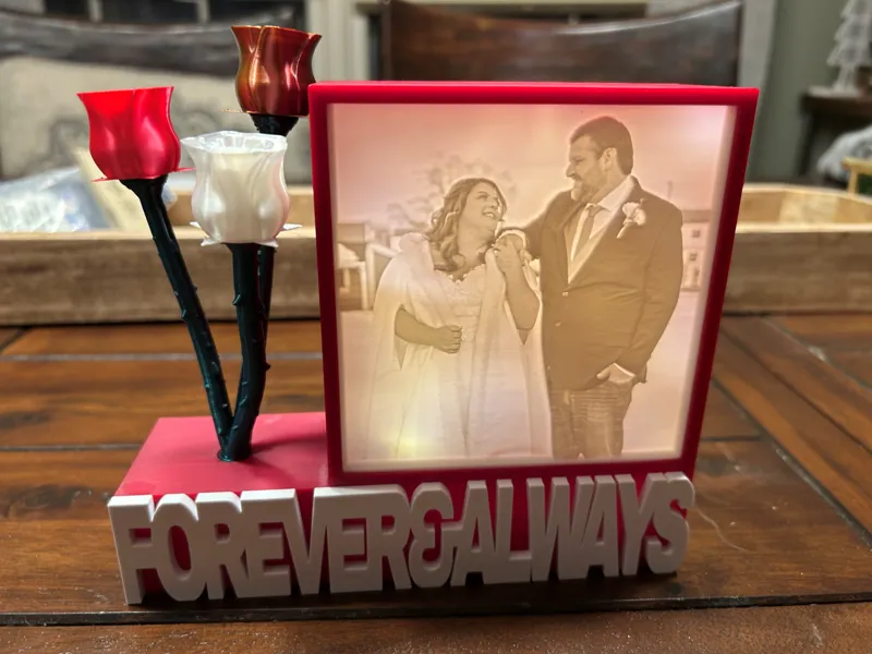 Forever & Always Lithophane Frame