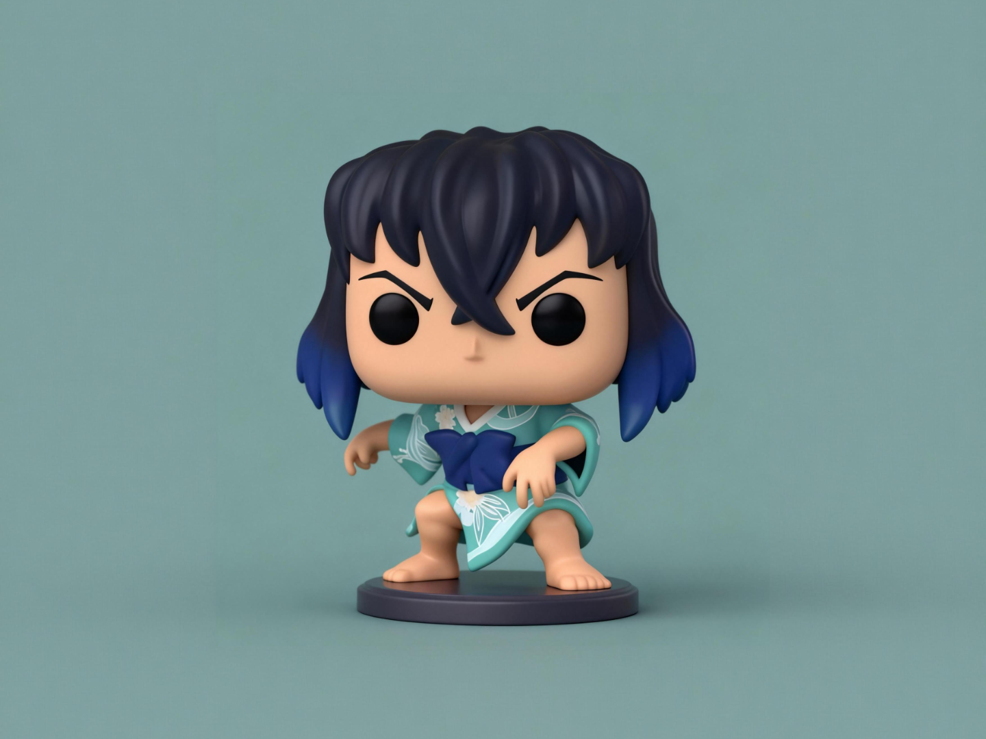 嘴平伊之助和服版-鬼灭之刃动漫周边手办-Funko丰高POP涂色玩具