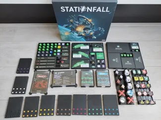 Stationfall boardgame storage solution / organizer
