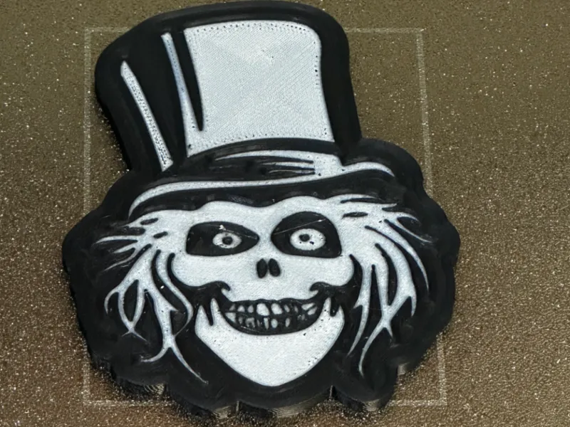 Glow in the Dark Hatbox Ghost Drink Coasters