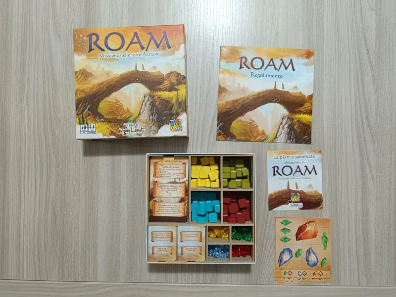 Roam Boardgame Insert (Square Box) + mini expans.