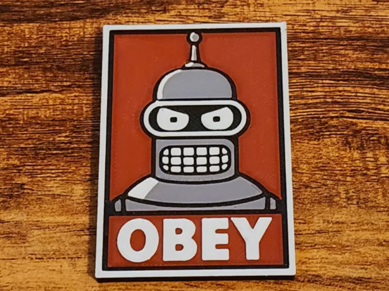 OBEY - Bender (Hueforge) (Thick & Thin Profiles)