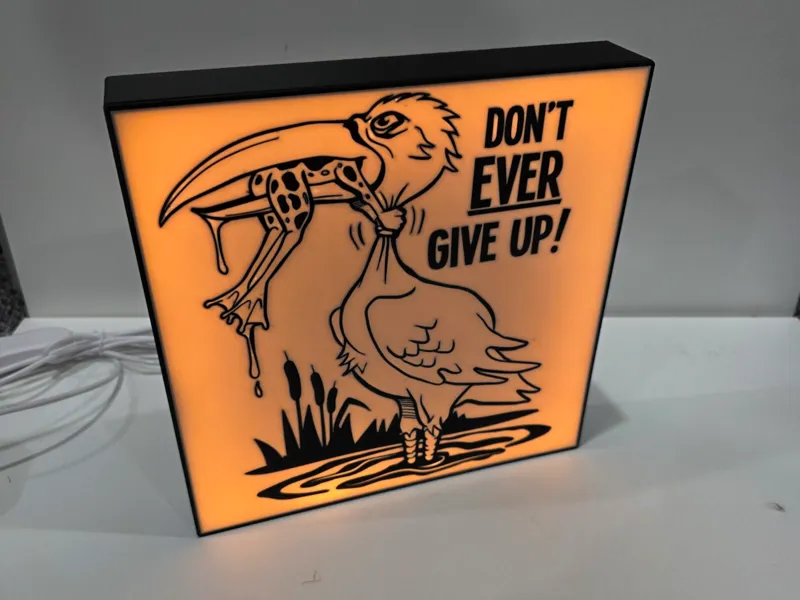 Don't Ever Give Up lightbox