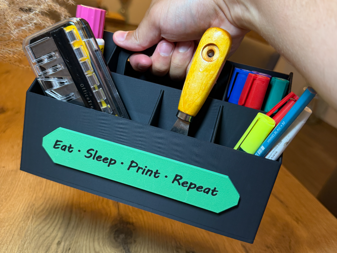 Toolbox Organizer Box mit Custom Label