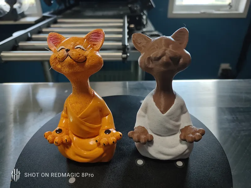 Happy Meditating Cat