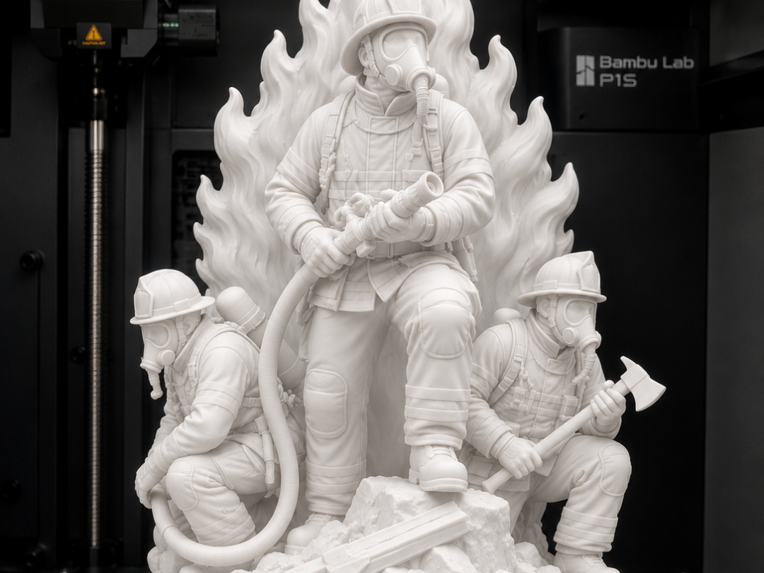 Feuerwehr-Ehrenstatue 